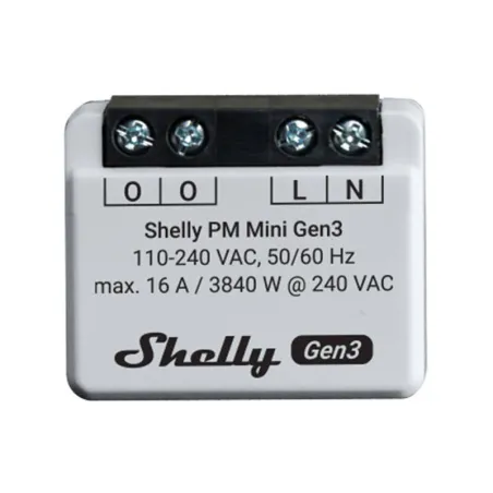 Shelly PM Mini Gen3 Controller, WiFi/Bluetooth